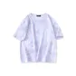 White with Purple Print