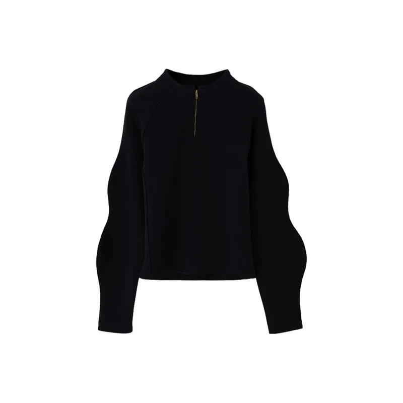 SOON FLOWER Sweatshirt Women's Black-0