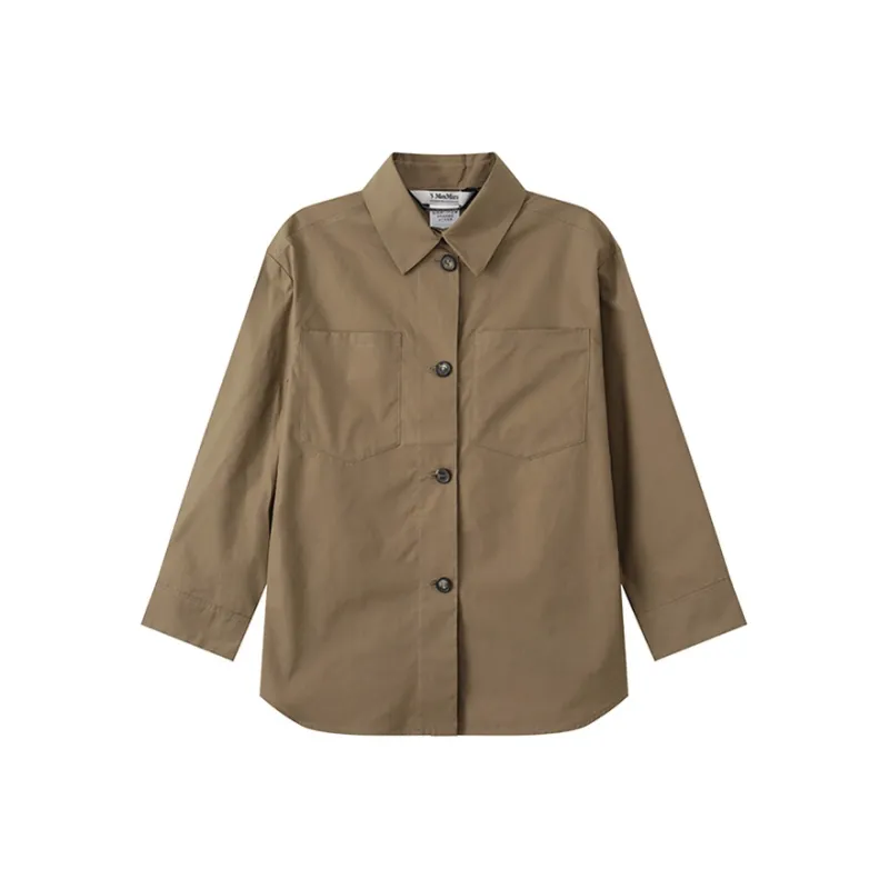 'S MAX MARA Epsilon Poplin Shirt-0
