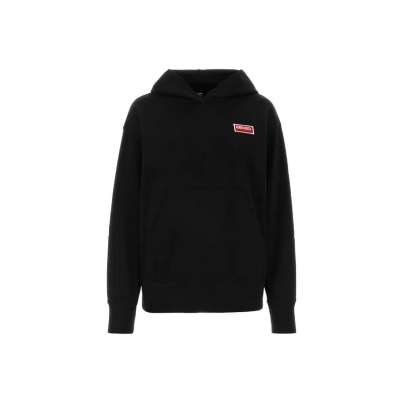 KENZO Logo Embroidered Hoodie-0