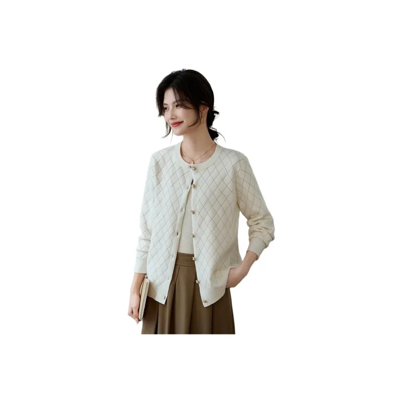 She Enjoys Knitwear Women's Ecru-0