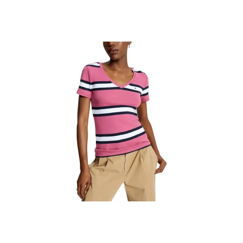 Tommy Hilfiger Polo Shirt Women's Pink-0