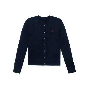 Polo Ralph Lauren Pony Embroidered Knitted Cardigan