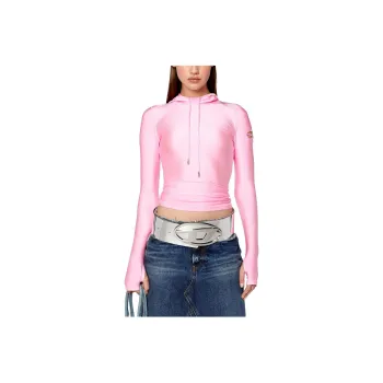 DIESEL Metal Hoodie 'Pink'