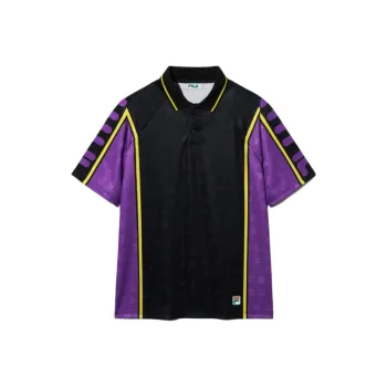 FILA Polo Shirts Unisex Purple