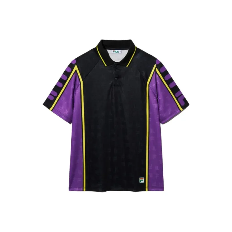 FILA Polo Shirts Unisex Purple-0