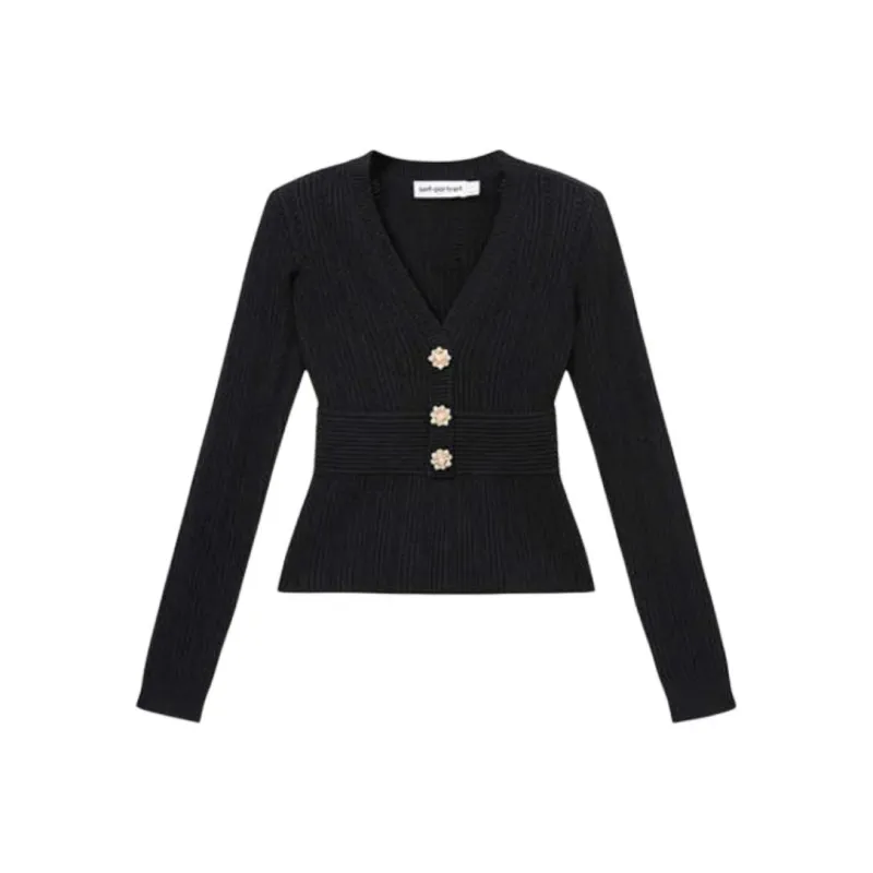 Self portrait Knitwear Women's Classic Black-0