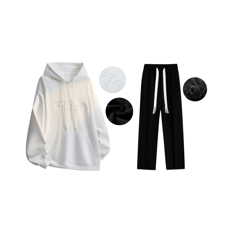 LA'T.WEEKEND Sweatshirt Sets For Fall And Winter Unisex-2