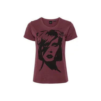 PINKO Bowie print T shirt