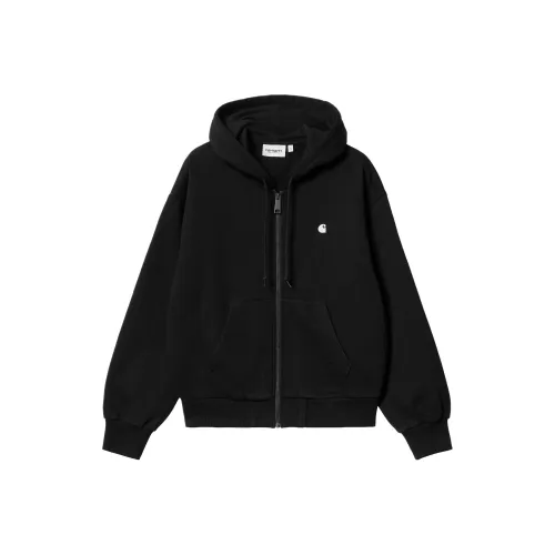 Carhartt WIP Logo embroidered Zip up Hoodie