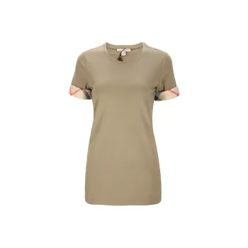 Burberry T-Shirts Women's Gray Yellow