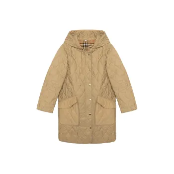 Burberry Diamond quilted Hooded Coat