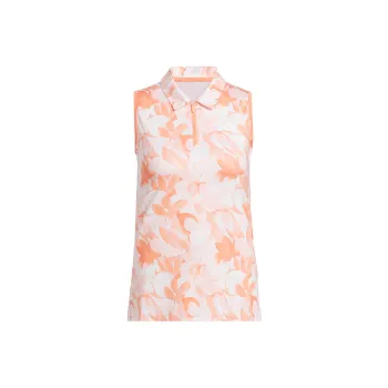 Adidas Polo Shirts Women's Fusion Coral Pink