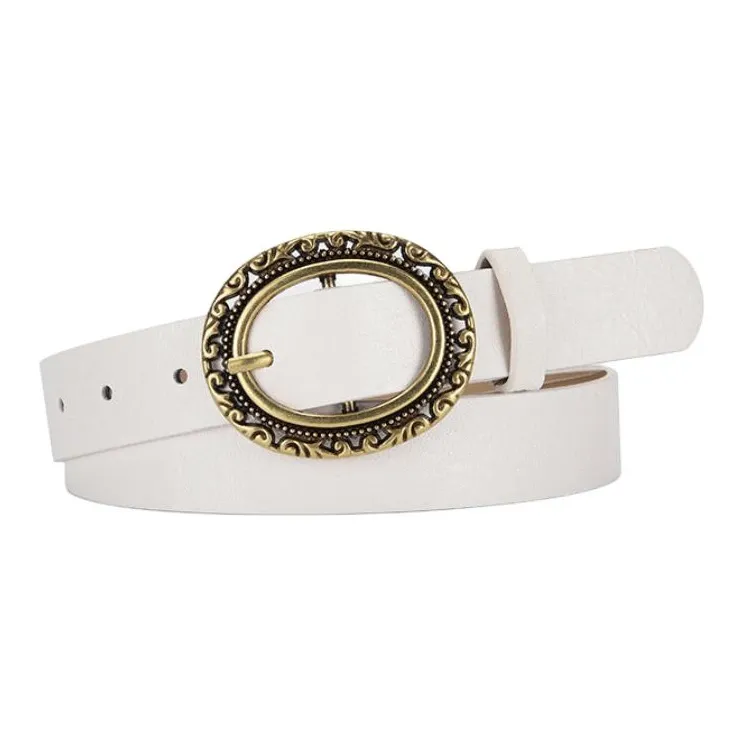 TUCANO Alloy Leather Belts Women's 2.8cm-8