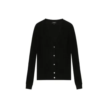 THEORY V-Neck Ribbed Cardigan