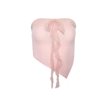 Tiger Mist HARPER TOP Strapless Top Women's Light Pink