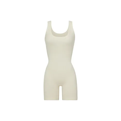 Skims Bodysuits Women's Bone White