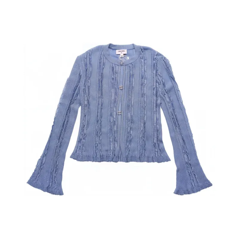 CHANEL 23 Spring And Summer Knitwear Women's Dark Blue-0
