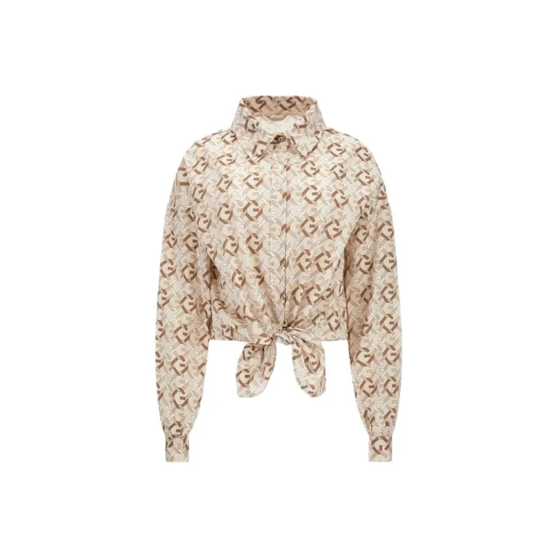 GUESS Shirt Women's Light Coffee-0