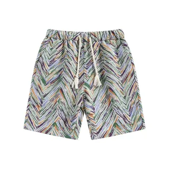 DABAISHA Casual Shorts Men's White