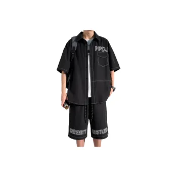 ZWWWZ Shirt Matching Set Unisex