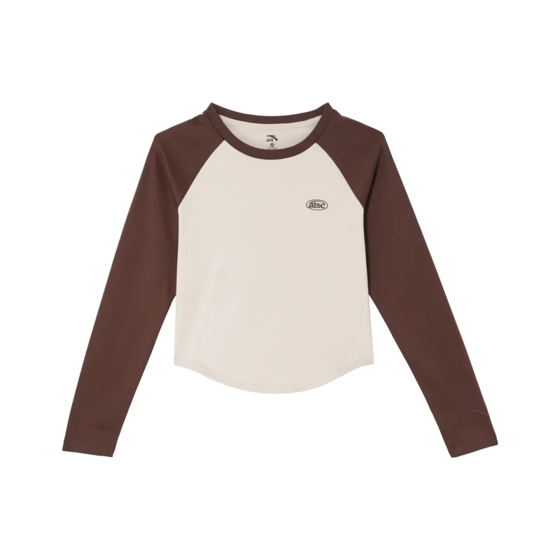 Anta Life Collection Sports Life Collection T Shirt Women's Jade Gray/Tea Umber-0