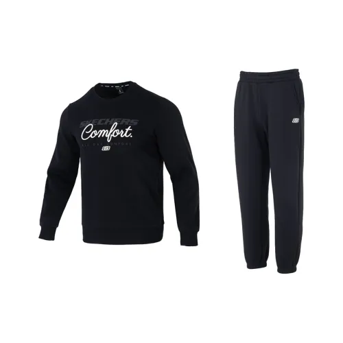 Skechers Sports Life Collection Sweatshirt Set Men's Black