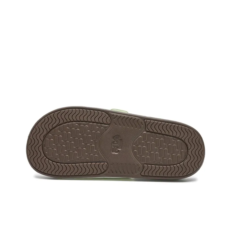 FILA DRIFTER 2 Slip Resistant Slide Slippers Women's Light Green-4