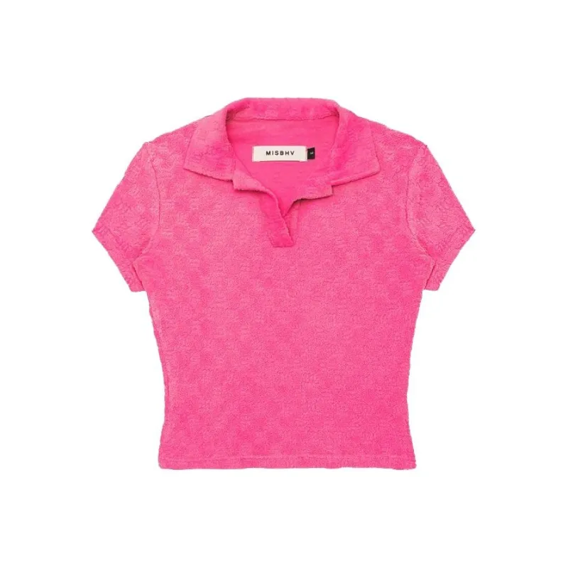 Misbhv SS23 Polo Shirt Women's Pink-0