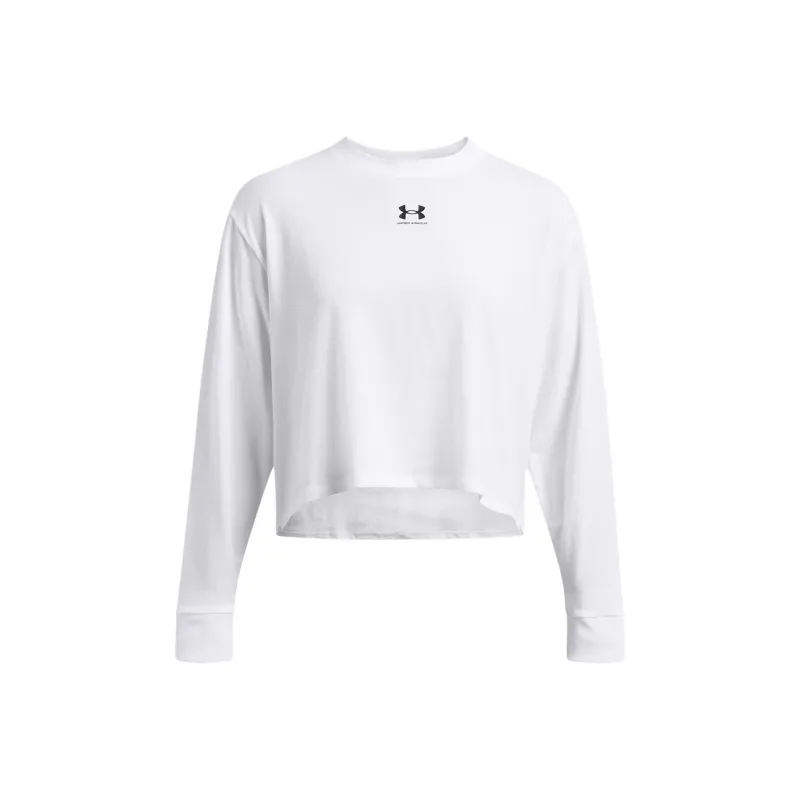 Under Armour RivalBoxy T Shirt Women's White-0