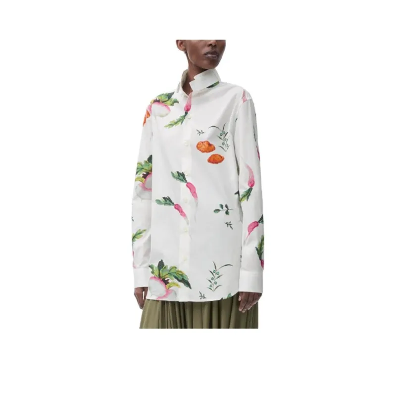LOEWE Pattern-Printed Button-Up Shirt-0