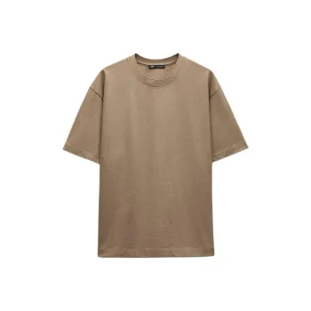ZARA T Shirt Women's Light Beige