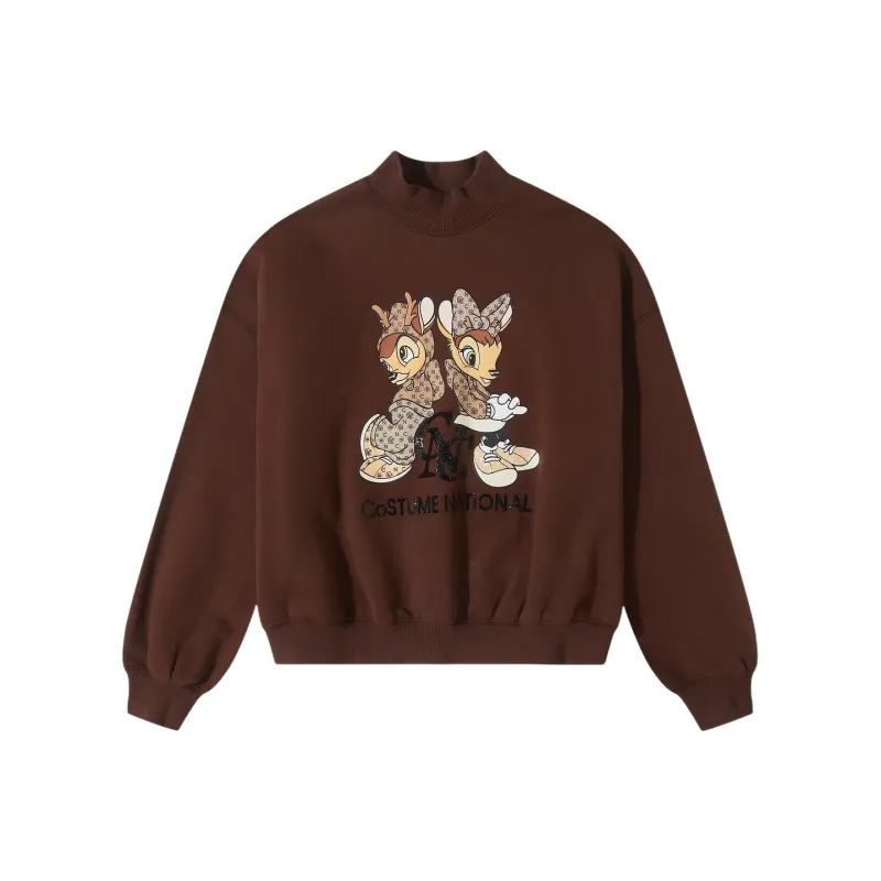 C'N'C Fall And Winter Long Sleeved Sweatshirt Women's-0