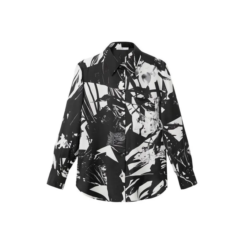 OVV Shirts Women's Black Pattern 24-0