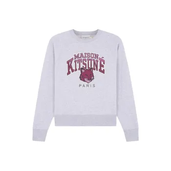 Maison Kitsune Logo Printed Knit Jumper