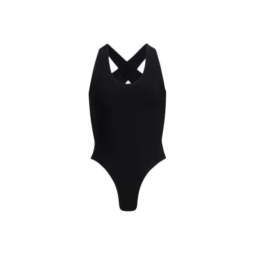 Alaia U Neck Criss Cross Strap Bodysuit