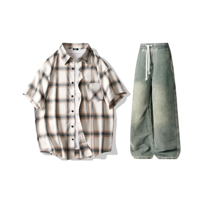 A.X.S.K Shirt Matching Set Unisex-20