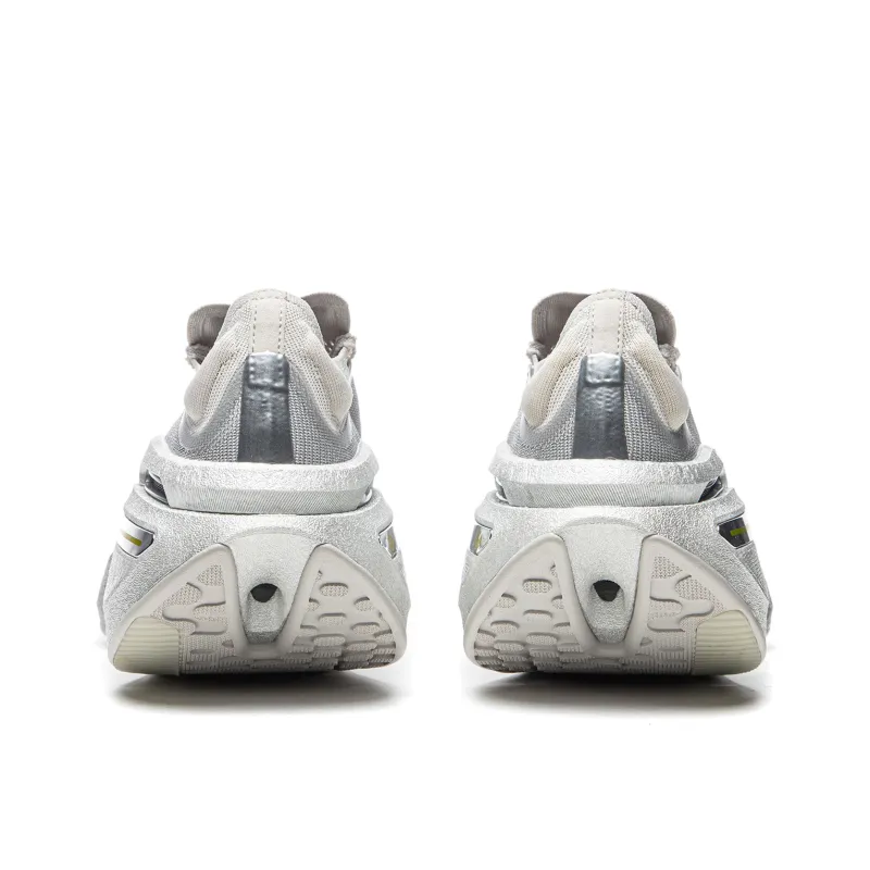 LiNing Shadow 3.0 Cushioning Abrasion Resistant Breathable Rebound Mid Top Running Shoes Unisex Silver-5