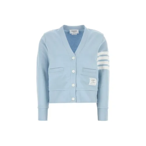 THOM BROWNE V-Neck Buttoned Cardigan