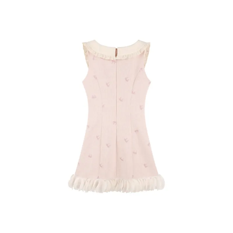 FLIM Sleeveless Dress Women's Pink-1