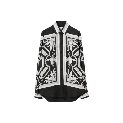 Burberry Statue Printed Long Sleeved Shirt
