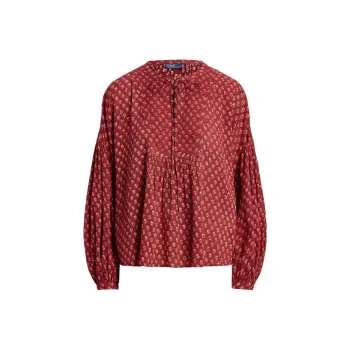 Polo Ralph Lauren Floral print Cotton Blouse