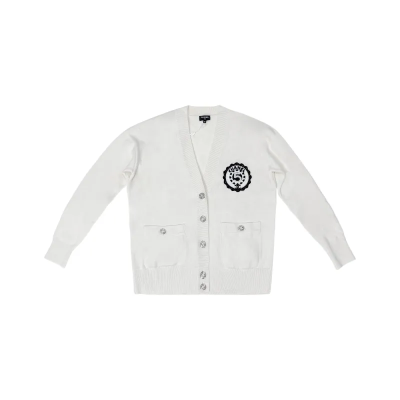 CHANEL FW22 Cashmere Sweater Women's White-0