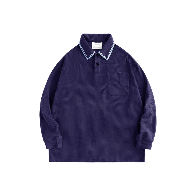 BLUELANDINC Polo Shirt Women's Dark Purple-0