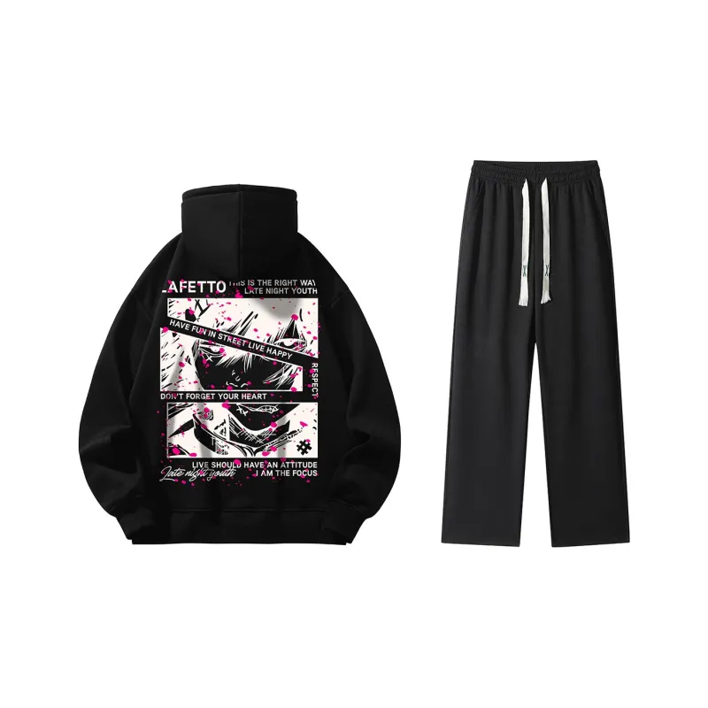 Lafetto Sweatshirt Sets Unisex-0