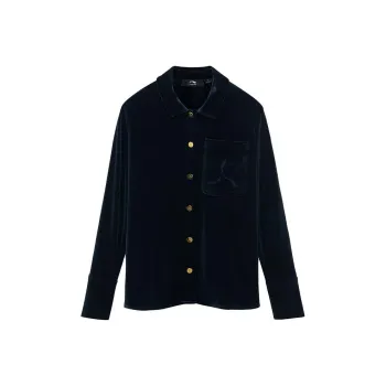 LI NING 1990 Classic Collection Shirts Women's Deep Mysterious Blue