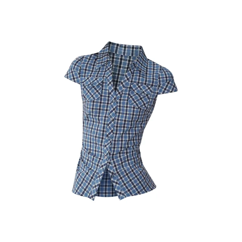FOASIS Shirts Women's Blue-1