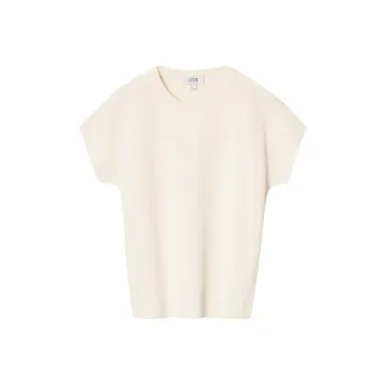 COS T Shirt Women's Cream White