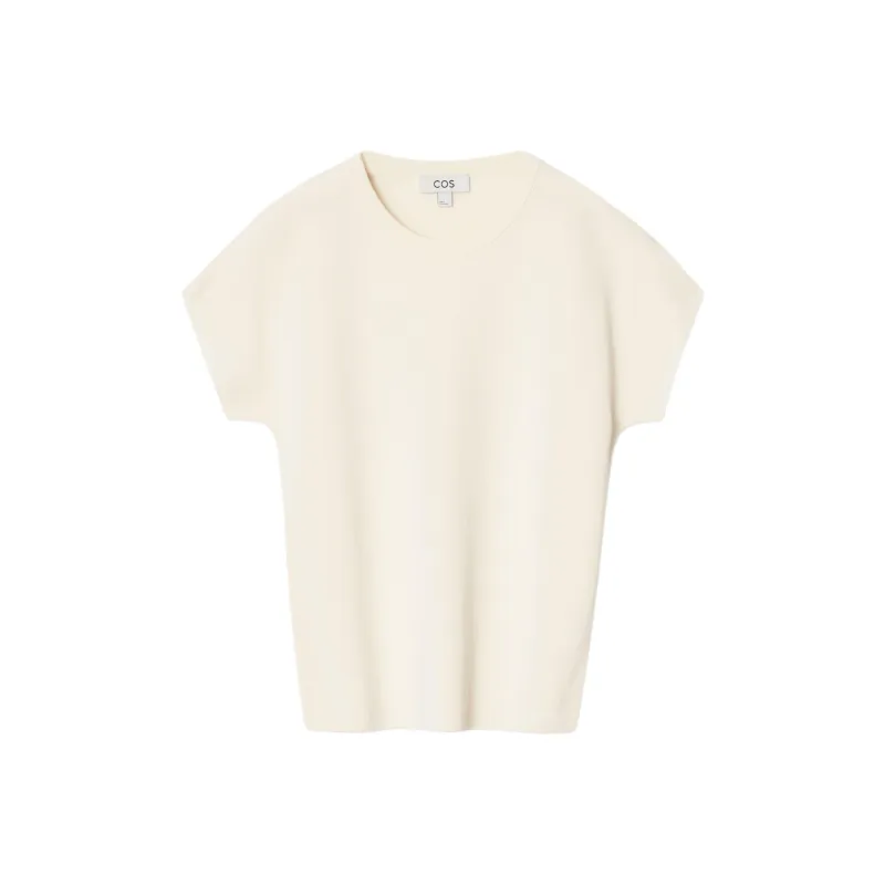 COS T Shirt Women's Cream White-0
