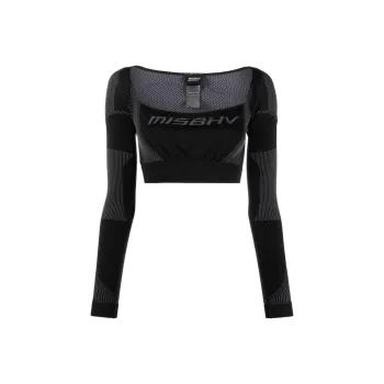 Misbhv Long Sleeved Cropped Sports Top